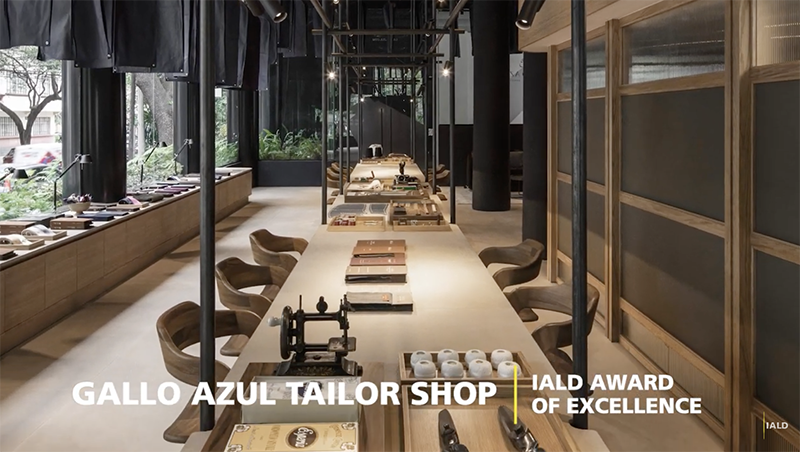 Gallo Azul Tailor Shop - 2024 IALD Award of Excellence